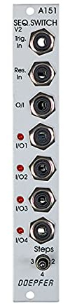 Doepfer A-151 Quad Sequential Switch - Modular Synthesizer