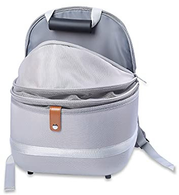Galatée Katzen Rucksack Träger, Haustier Träger Für Reisen, Wandern, Wandern, Camping, Grauer Haustier Träger Rucksack Vorder Pack Für Kleine Mittlere Katzen Welpen Hunde Träger Rucksack Tasche