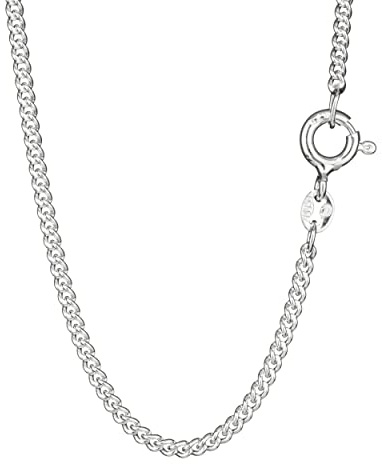 NKlaus collier 65 cm rund 925 sterling silver halsband bredd: 1,7 mm 6856
