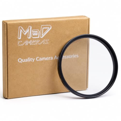 MaD Camera - 72mm UV Camera Filter - Lens Protection & Glare Reduction - Premium Camera Lens Filter for DSLRs