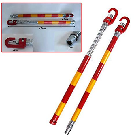 MBROS Abschleppstange, Auto-Abschleppstange, robuste Auto-Bergungs-Abschleppstange, 3 t, 5 t, 8 t, Abschleppwagen-Feder, Sicherheitspuffer, Anti-Heck-Kollisions-Notausfall