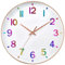 HZDHCLH Funk Wanduhr 30 cm Lautlose Wanduhr Ohne Tickgeräusche, Moderne Batteriebetriebene Uhr für Zuhause, Küche, Wohnzimmer, Büro, Wanddekoration (Roségold)