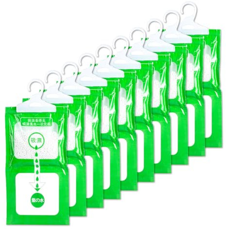 ZOCONE 10 Pezzi Sacchetti per Deumidificatore Antimuffa, Sacchetti Assorbi Umidità Armadio Sacchetti Anti Umidità per Armadi da Appendere Assorbono Adatto per Antimuffa e Resistente Armadio Casa (B)