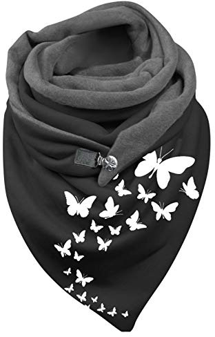 Rrunsv Damen Schal XXL Warm Weich Strickschal Karo Scarf Frauen-Mode-Schal-Schal-Schal-weiblicher Druck Retro-Mehrzweck-Schal Männer Schal Baumwolle Schal Damen Halstuch Schals tücher für Frauen a034
