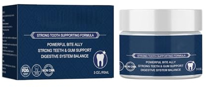 Polvere per denti Fortbite, dentifricio Fortbite, dentifricio Argilla Bentonite, rimozione delle macchie della polvere per denti, mantenere la salute di denti e gengive (1Pcs)