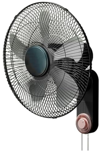 Ventilatore Da Parete Per Sala Da Pranzo A 3 Velocità ElettroVentola Da Ufficio Da 16 18 20 Fans Di Fabbrica Da 50 DB Di Alta Qualità 45 W 5 Pale Ultra Silenzioso Kit Fissaggio Incluso(20in/50cm)