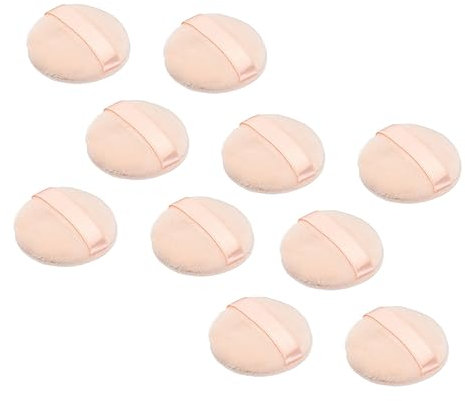 PLAFOPE Éponge à Maquillage Ronde 20 Pièces Taille Moyenne Tampon à Poudre Douce Pour Fille Usage Quotidien Visage