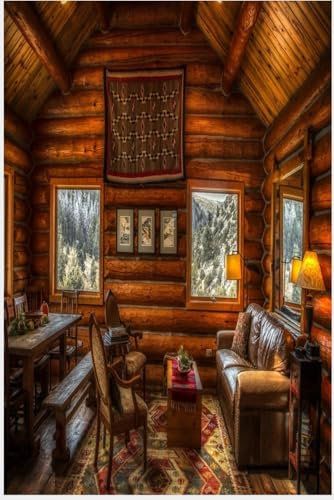 Log Cabin Journal: Notebook