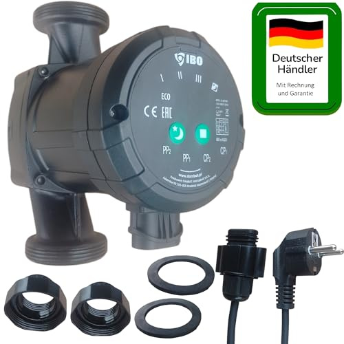 PAG Turbo GmbH® - IBO Hocheffizienzpumpe Heizungspumpe Umwälzpumpe Zirkulationspumpe BETA 25-40/180, 25-60/130, 25-60/180, 25-80/180, 32-80/180 (32-80/180)