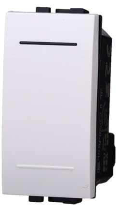 IXTRIMA Växelriktare 1P 16A kompatibel Bticino Livinglight vit - 1 ST SET