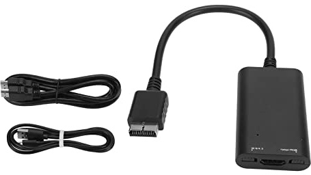 NUMNBE Adattatore HDMI per PS1 PS One Classic Convertitore Video RGB YPbPr con cavo micro USB e selettore modalità 16:9 4:3 per TV HDTV monitor proiettore 1080P
