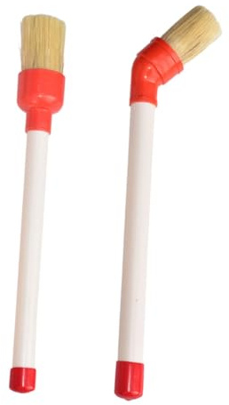 BUGUUYO 2 Piezas Cepillos para Neumáticos Pinceles Duraderos para Limpieza y Lubricación de Llantas Diseño Portátil para de Ruedas de Vehículos