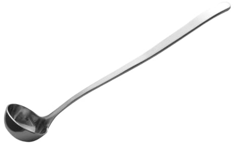 Toyvian Cuchara Larga de Acero Inoxidable para Miel y Especias Diseño Ergonómico y Fácil Limpieza Utensilio para Servir Condimentos Cocina y Eventos