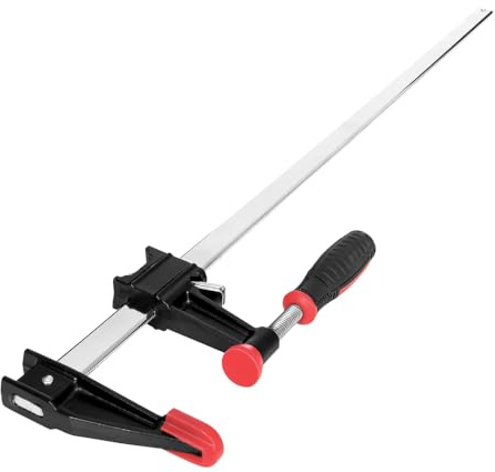 BLACK CANYON 24-inch Bar Clamp, Ratcheting Bar Clamp for Woodworking, Quick Release Gear Clamp with 600 lbs Load Limit（24 IN）