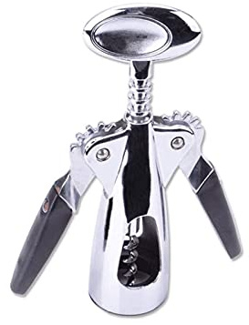Cavatappi multifunzionale Apribottiglie for vino for casa, cucina, ristorante, festa e come regalo, Argento