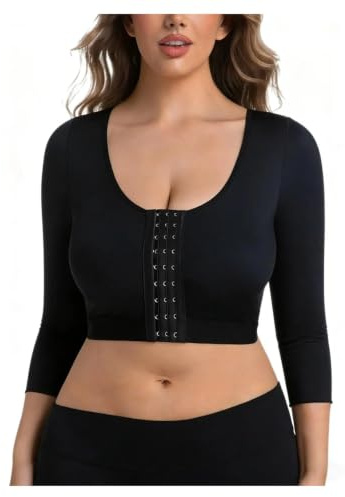 Formador de Brazo para Mujer Faja de compresión moldeadora brazo for mujer, mangas 3/4, cuerpo adelgazante for contornear y reafirmar
