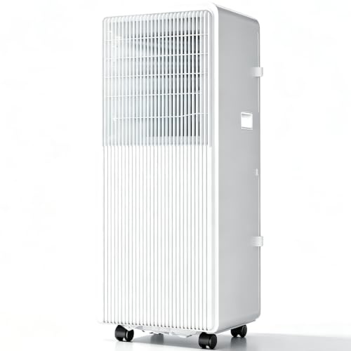 GEJLELDS Condizionatore d'Aria Portatile, autoportante, 14000 BTU | Condizionatore d'Aria Senza unità Esterna, Silenzioso, con Ruote e Telecomando per Ufficio 14000BTU