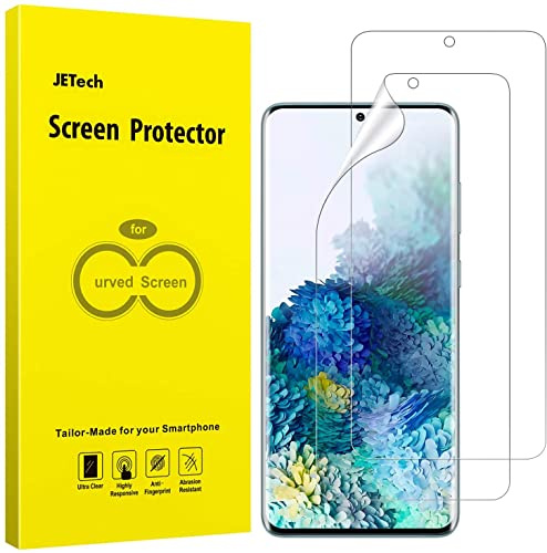 JETech TPU Schutzfolie für Samsung Galaxy S20 Plus, 2 Stück | Selbstheilende TPU-Folie, HD Klar, Kratzschutz, Blasenfreie Installation