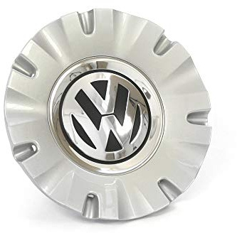 Volkswagen 1T0601149DQLV Radzierkappe (1 Stück) Radkappe 17 Zoll Felgendeckel Radnabenkappe brillantchrom