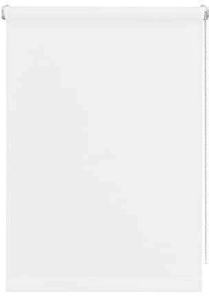 Deco Company Mini-Rollo Tone zum Klemmen, Tageslicht-Rollo, Blickdicht, Alle Montage-Teile inklusive, Weiß, 60 x 150 cm