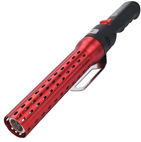 LXYYSG Elektrischer Holzkohleanzünder Multifunktions Anzünder mit Verbrühschutz Bügel für Kamin Lagerfeuer Feuerschale, 2000W/650 °C, Rot, ABS, Aluminiumlegierung, Modern