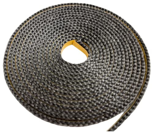 Kamindichtung selbstklebend 3m, ø 8x3mm Flach-Kordel Dichtband
