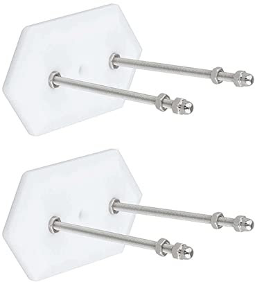 2 x Skateboard-Wandhalterung, transparente Acryl-Deck-Wandhalterung, Aufhänger, Skateboard-Wandregal, Aufbewahrungsregal für Skateboard-Longboard, Weiß