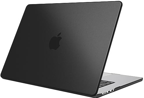 Fintie Hülle Kompatibel mit MacBook Air 15 Zoll M5 M4 M3 M2 (2026-2023) | A3448 A3241 A3114 A2941, Ultradünne Hartschale Schutzhülle Snap Case Cover, Schwarz(Matt)