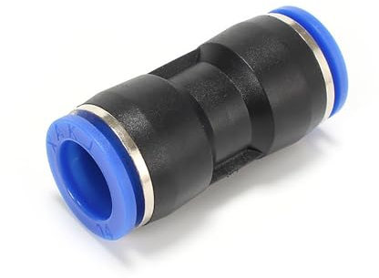 Temhyu Pneumatische Fitting Rohrverbinder Rohr Luft Schnellanschlüsse Wasser Push In Schlauchkupplung 4mm 6mm 8mm 10mm 12mm 14mm (Color : PU, Size : 6mm)