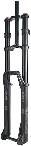 Downhill Mountain Bike Suspension Fork 26 27.5 29 Inch DH MTB Fork Travel 160mm Air Fork Rebound Adjust Double Shoulder Front Fork Thru Axle 20x110mm Boost,Black,27.5''