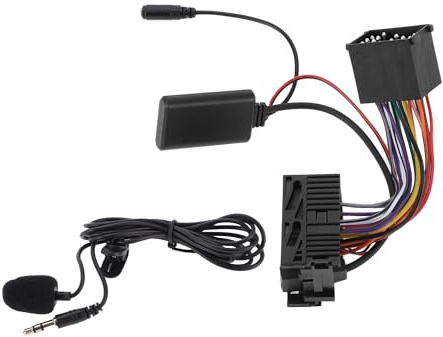 Hihaha Bluetooth Freisprecheinrichtung Kabelbaum Für BMW E46 3er 1 Set | Schwarz, Kunststoff Und Metall, Größe 11.5cm, Kompatibel Für Mini R50 R52 R53
