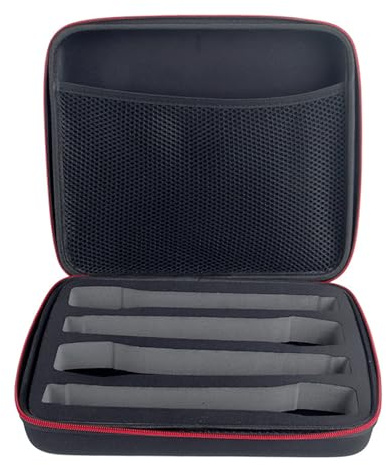 Boîte de rangement portable pour 4 micros - Housse de protection de voyage pour karaoké