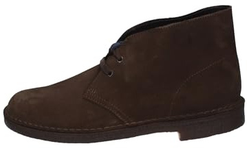 Clarks Desert Boot, Stivali Unisex Adulto, Brown Sde, 43 EU