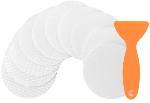 BondEron 26 Stück Antirutsch Aufkleber Dusche, 10cm Ø Transparent Selbstklebend Anti Rutsch Pads für Dusche & Badewanne, Alternative zur Rutschmatte Dusche