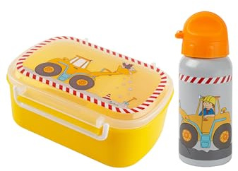 Sigikid Kindergarten-Set Bodo Bagger Brotbox & Edelstahlflasche