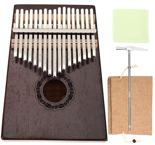 Milisten Kalimba Daumenklavier Tasten Holz Thumb Piano Für Junge Mädchen Und Erwachsene Anfänger Tragbares Musikinstrument Mit Notenblatt Und Glatten Kanten Für Einfaches Spielen Unterwegs