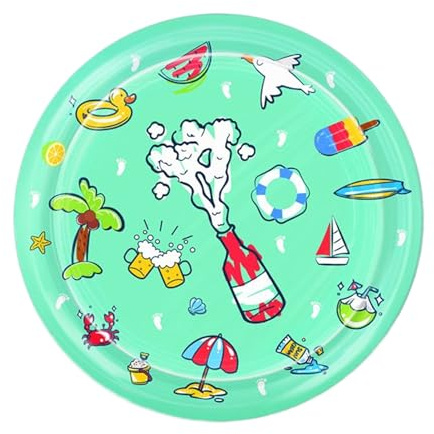 Sprinkler Mat for Dogs | Outdoor Play Water Mat for Pets - Non-Slip Sprinkler Mat for Dogs Cats for Playground, Outdoor, Indoor