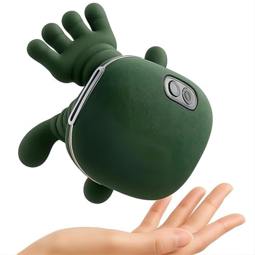 Therapalm Neck And Back Massage, Cerviflex 4d Wireless Massager – Shiatsu Deep Tissue Relief With Heat, 4D Knet-Massagegerät mit Wärmetherapie, handsfree für Nacken & Schultern