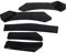 Separador de labios de parachoques delantero de 5 uds, Kit de cuerpo de labios de parachoques delantero, divisor de labios Universal, difusor de alerón, Protector Canard para coche