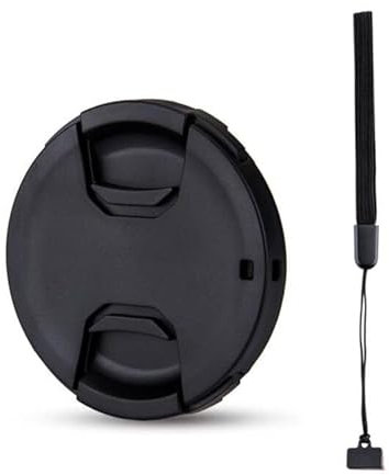 JJC 62mm Lens Cap Snap-on Front Camera Lens Cover with Lens Cap Keeper for Sony FE 90mm f2.8 E 10-18mm f4 for Nikon Z DX 50-250mm f4.5-6.3 Z 35mm f1.8 and Other Lenses with 62mm Filter Thread