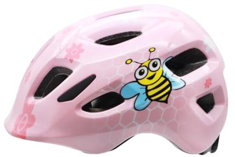 Ronyme Fahrradhelm für Kinder Rennradhelm Trendy Atmungsaktiver Sporthelm Kinderfahrradhelm für Outdoor-Sportarten Radfahren, ROSA