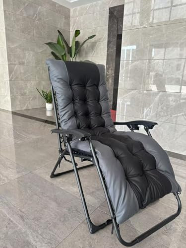 T-ZBDZ Chaise Longue de Jardin Pliable Transat Bain de Soleil Inclinable, Chaise Longue Pliante avec Coussin et Appuie-tête, Fauteuil Relax Jardin Dossier réglable pour Extérieur Terrasse, Brun