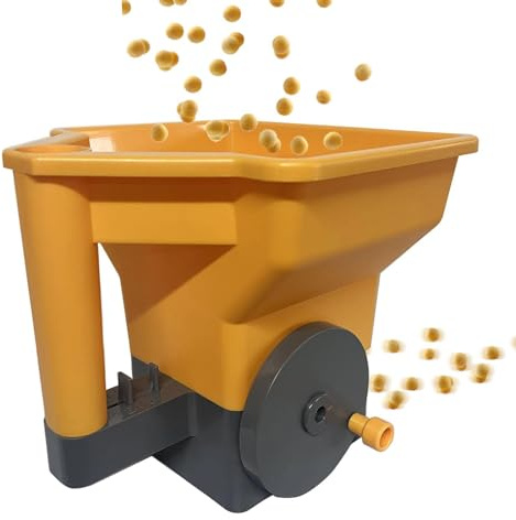 Spandiconcime per prati, piccola seminatrice a manovella portatile, per giardino, neve, inverno, , ATV, agricoltura, fattoria, commerciale, residenziale, casa