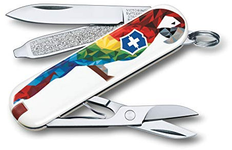 Victorinox - Coltellino Tascabile in Edizione Guacamaya, Lunghezza Lama 58 mm