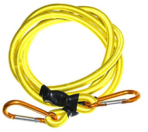 (4€/m) 1 Gummizug Spannseil 1,8m mit Karabiner-Haken für Haushalt Auto Kofferraum Caravan Halter Spanngummi Expander Gummiseil Neu Old-Harvest