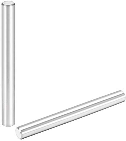 uxcell 10 x 100mm(Approx 25/64) Dowel Pin 304 Stainless Steel Wood Bunk Bed Dowel Pins Shelf Pegs Support Shelves 2Pcs