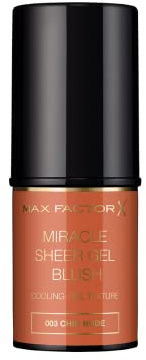 Max Factor, Miracle Sheer Gel Blush, Rouge-Stick mit modularer Farbe und erfrischender Textur, 003 Hautfarbe (Chic Nude)