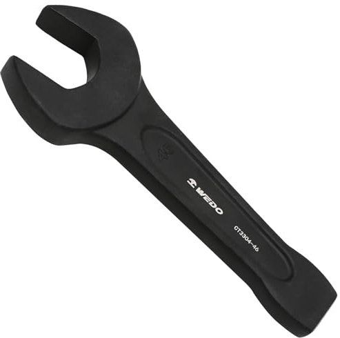 WEDO Striking Open End Wrench,Box Wrench,40 Chrome Steel,Size 22mm,Length 135mm,One-time Die Forged,Strong Torque,High Strength,Wear Resistance,Black-Spray on Surface,DIN133 Standard