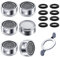 Aeratore Rubinetto M24 Rompigetto Rubinetto Filtri Rubinetti Lavandino per Bagno e Cucina, Filtro in Acciaio Inox + ABS con 8 Guarnizioni e 1 Chiave Cromata, Antispruzzo, Risparmio Idrico, 6pcs