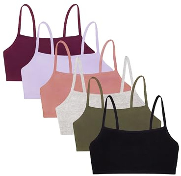 Fruit of The Loom Built-up Sports Bra 3 Pack Soutien-Gorge de Sport Femme (Lot de 3)